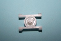 Moulding clip for 19.8mm moulding gap and 8.0mm panel hole.  BMW,Fiat, Lancia and General application.