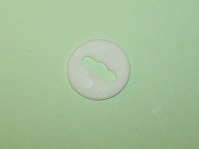 Plastic washer in white used with quick release fasteners 74150-NAT / 83270 above.  Mini and general application.
