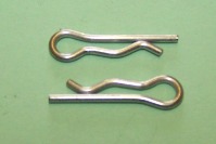 Brake Hardware- 'R' clip 1.2mm dia wire, for front caliper kits.  Ford, Vauxhall and general application.