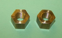 Exhaust Manifold Nuts, brass, 5/16