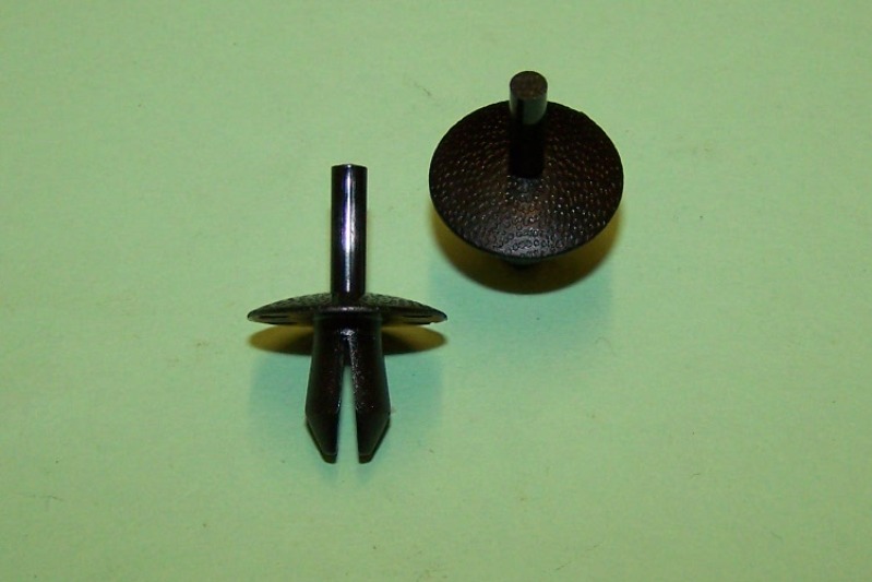 Drive rivet, grained, head diameter 16mm, panel hole 6.0mm. Vauxhall and general application.