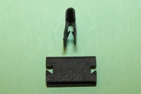 Edge clip 8.7mm height, for material thickness of 1.5mm, width 16.0mm. General application.
