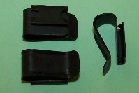 Edge cable/pipe clip for ¼