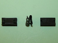 S' type removeable edge clip for 0.5 - 1.1mm and 1.3 - 1.6mm material thickness. Jaguar and general application.