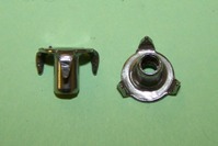 3 pronged 'T' Nut.  10-24UNC thread size, 10.0mm depth.  General application.