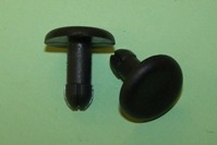 Plastic carpet stud used with 80560. Jaguar, Ford Cortina and general application.