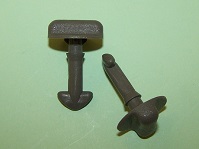 Quarter Turn quick release fastener, grey in colour. Triumph Stag.