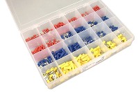 Box of 600 assorted insulated terminals.  Top up the box with individual packs when required.