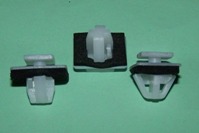 Body Side Moulding Clip. White.  Kia Sorento