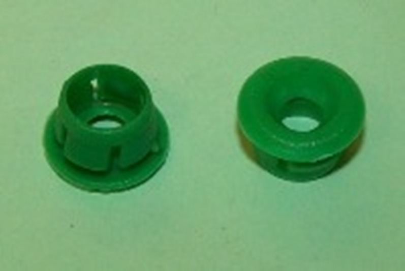 Wing Moulding Grommet, Green.  BMW