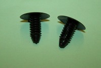 Wing and Bumper Shield Retainer.  Black. Chrysler