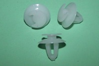 Door Trim Panel Retainer. White. Mercedes