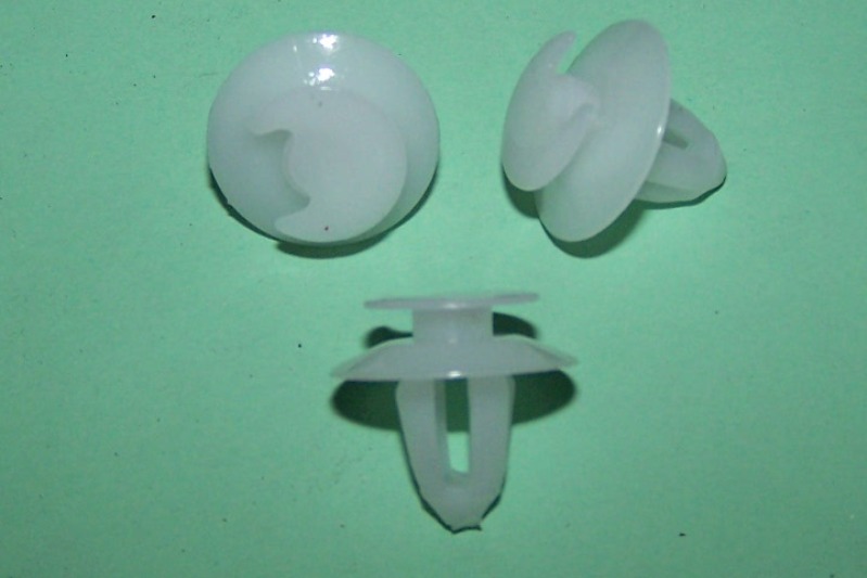 Door Trim Panel Retainer. White. Mercedes