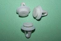 Door Trim Panel Retainer, White.  Toyota/Hyundai