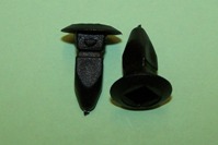 Nylon snap-in nut. VW Golf 4