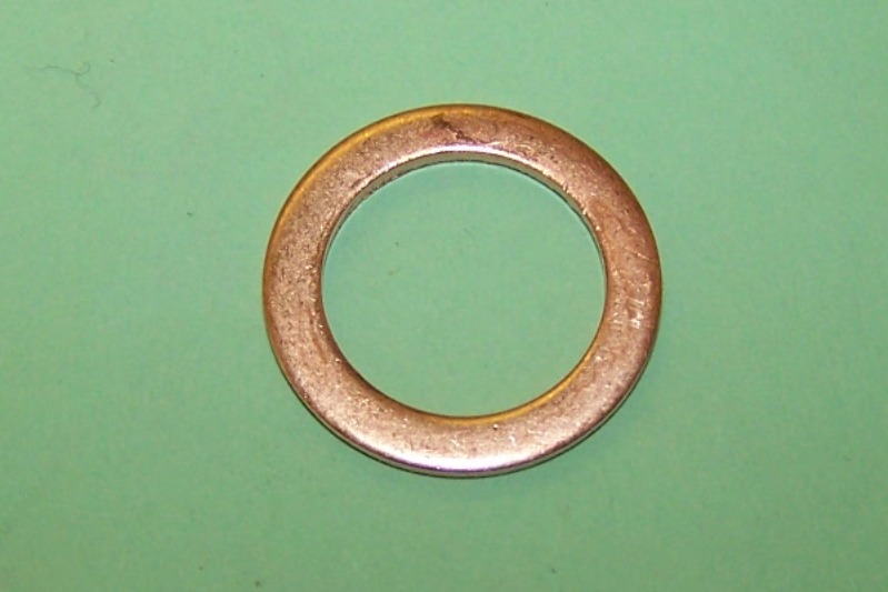 Copper Crankcase Washer Cap. 14 x 20 x 1.2mm.  Opel/Mazda/VW/Ford