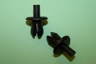 Push-in Rivet,  Black.  VW / Audi / BMW / Mercedes / Ford / Volvo