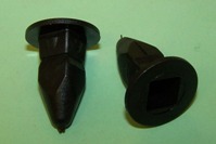 Plate Clip, Black. VW Golf II and Passat