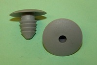 Boot Lining Clip. Light Grey.  VW