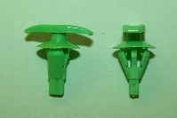 Door Weatherstrip Clip, Green.  Honda / Toyota