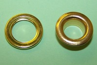 Brass Eyelet and Ring assembly - 5/16