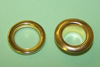 Brass Eyelet and Ring assembly - 7/16