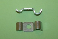 Brake Hardware- Twin Way Metal Brake/Fuel Pipe clip. 3/16