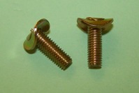 Moulding 'T' bolt.  Morris Minor/1000 front grille surround moulding with a M5 x 16.0mm Stud.