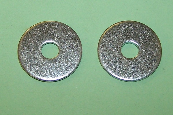 M5 x 20mm OD Washer in zinc plated steel. General application.