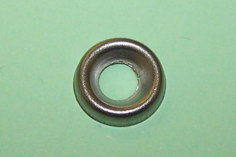 M5 cup washer (flanged) in stainless steel.  General application.