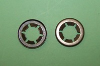 Circular push-on ratchet plate - 8mm stud diameter.  General application.