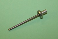 Round 'Tuckers' moulding clip for 7.0mm moulding gap and 3.2mm panel hole- shorter version. Jaguar and Austin Morris.