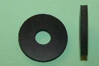 Rubber Washer 20mm diameter, hole 6.5mm, thickness 3.0mm. General application.