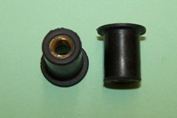 M5 Rubber Well Nut. Panel hole dia. 9.0mm.