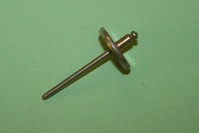 Round 'Tuckers' moulding clip for 15.8mm moulding gap and 3.2mm panel hole. Austin Maxi MK11 and general application.