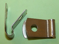 P'-Clip in stainless steel, 4.75mm x 6.0mm hole dia. General application.