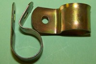 P'-Clip in zinc plated steel, 15.9mm x 4.8mm hole dia. General application.
