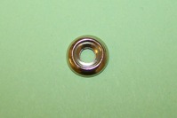 No6 cup washer (flanged), rolled, in stainless steel. General Application.