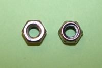 M6 Nyloc nut in stainless steel.  General application.