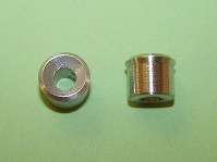 Durable Dot/Veltex stud, extended to accomodate underlay below carpet - in aluminium.  General application.