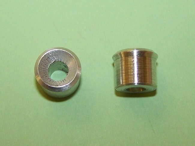 Durable Dot/Veltex stud, extended to accomodate underlay below carpet - in aluminium.  General application.