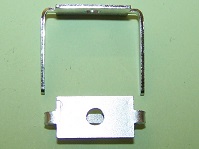 Staple Clip - Interior Door Lower Chrome Strip and Bonnet Side Chrome Strip.  'E' Type and general application