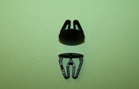Plastic Plug Button, 16.7mm head dia., for 9.5-13.5mm hole.  General application.