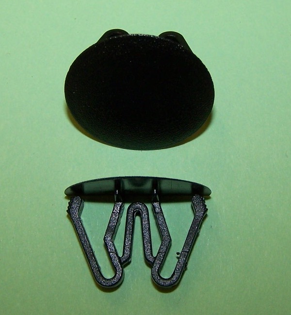 Plastic Plug Button, 24.8mm head dia., for 14-21mm hole.  General application.