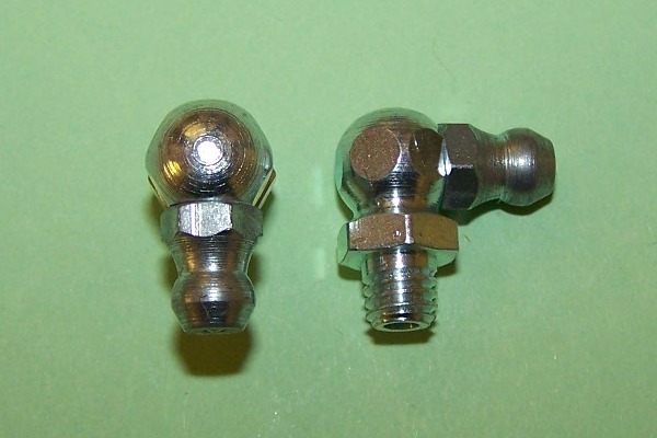 Grease Nipple, M6 x 1.0mm, 90 deg. General application.