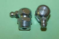 Grease Nipple, 1/4 bsp, 90 deg. General application.