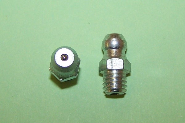 Grease Nipple, M6 x 1.0mm, straight. General application.