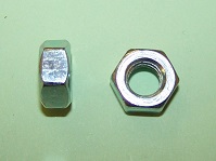 M8 Full nut in Zinc plated steel.  General application.