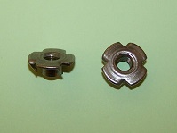 4 pronged 'T' Nut.  M5 thread size, 6.0mm depth.  General application.