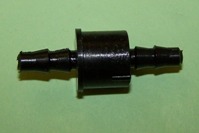 Windscreen Washer Accessories: Large In-Line Valve, nylon, suits 3/16
